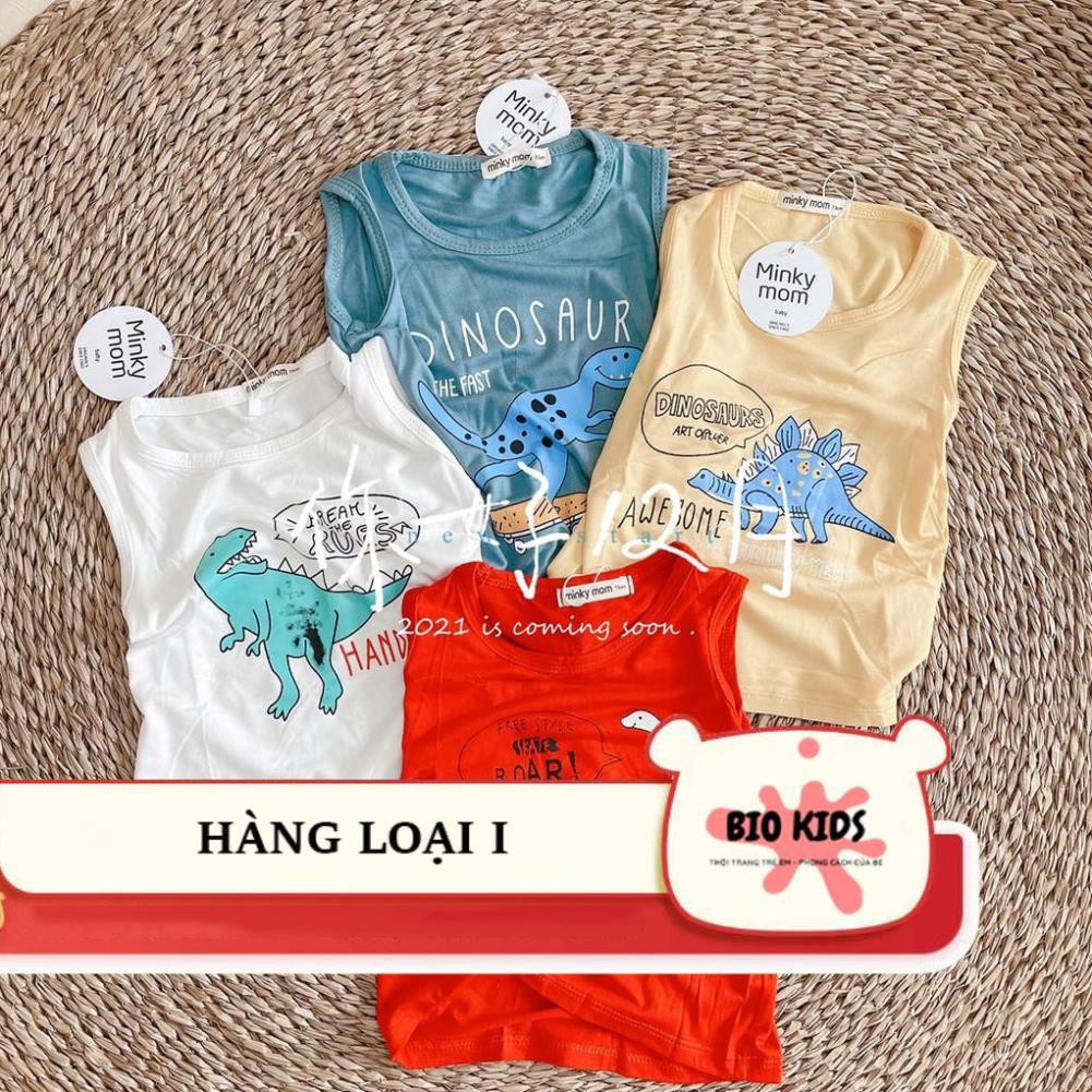 Áo ba lỗ thun lạnh, áo 3 lỗ thun lạnh Minky Mom cho bé từ 8-18kg - Bio Kids