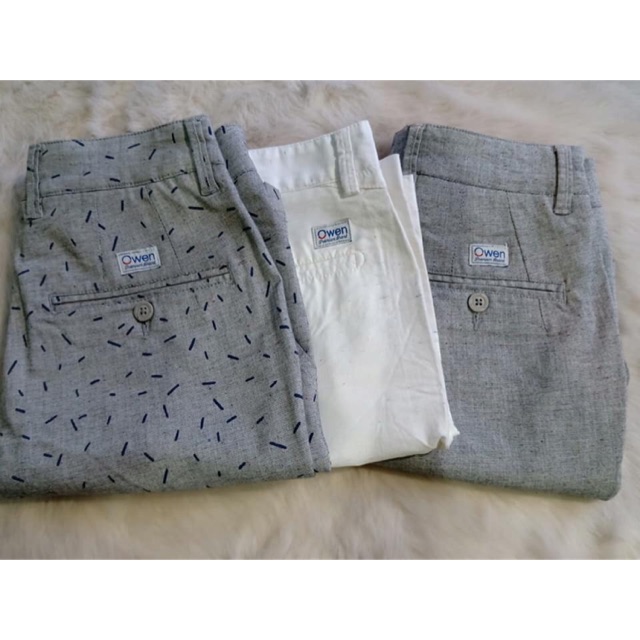 Quần short kaki nam Owen