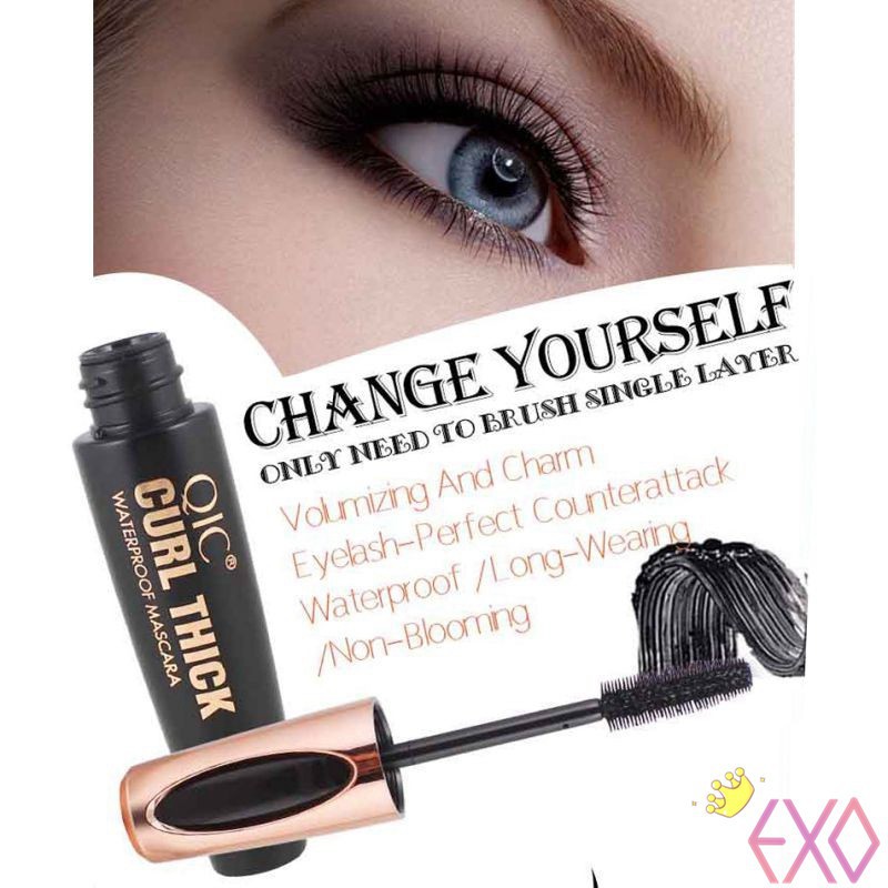 Long Lasting Waterproof Smudge-proof Thick Slender Curling Mascara Eyelash Cream