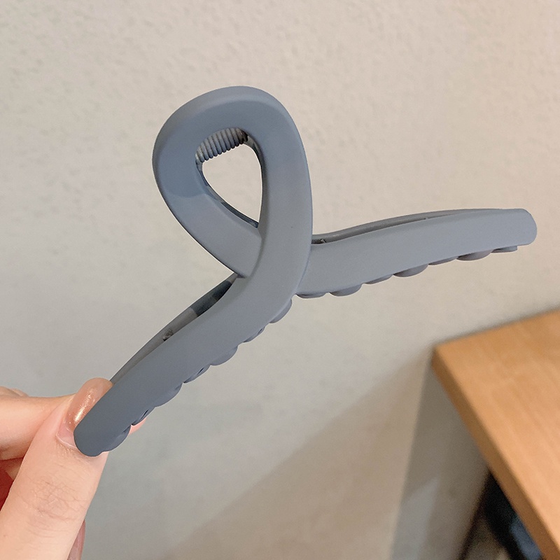 Kẹp Tóc Đuôi Ngựa Bằng Nhựa Cỡ Lớn Phong Cách Hàn Quốc Đơn Giản Dành Cho Nữ