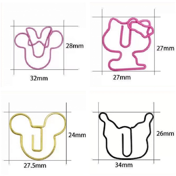 Kẹp Giấy Hình Hoạt Hình Dễ Thương