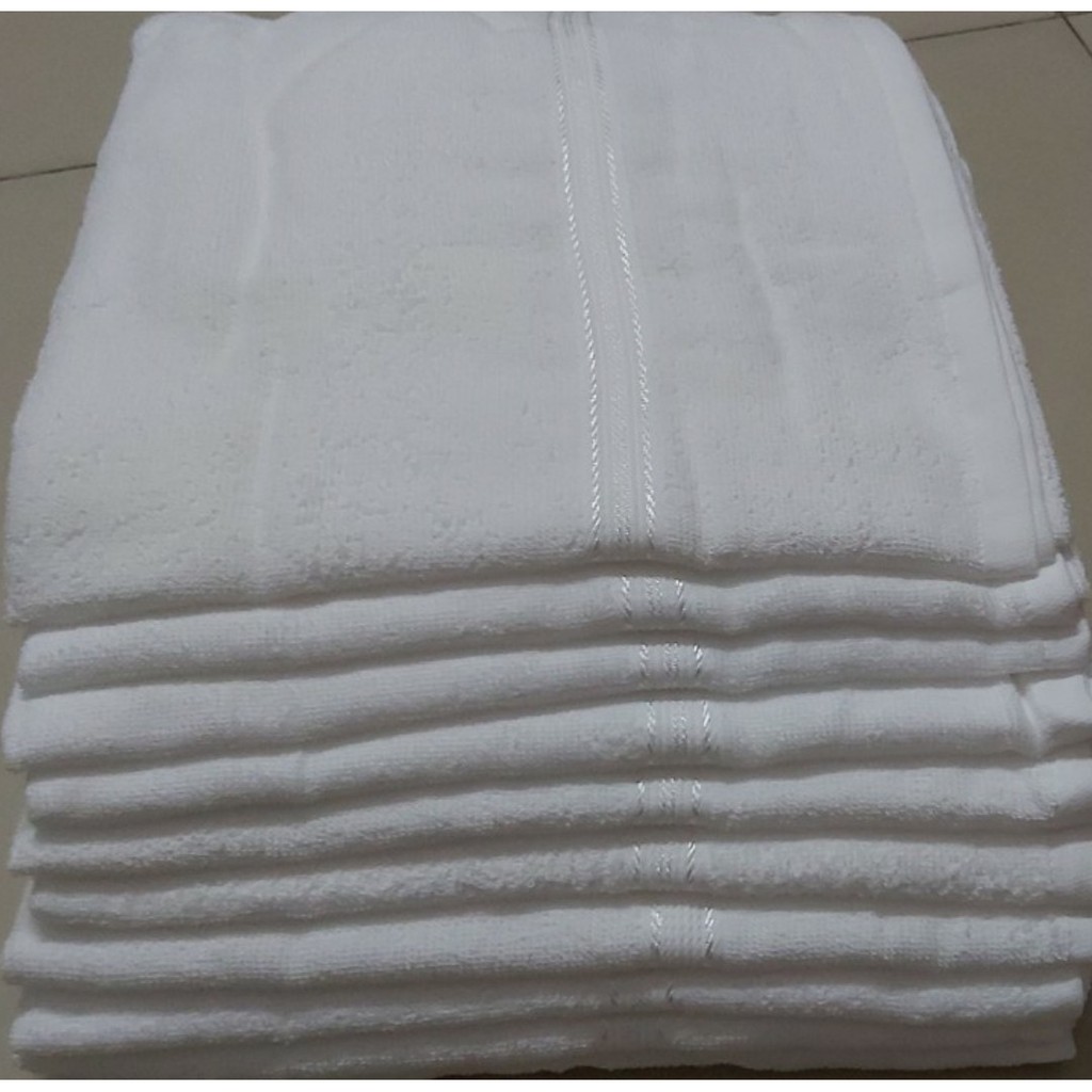 Khăn Tắm Khách Sạn Nhà Nghỉ homestay kt 60x120,100%cotton cực kì thấm hút nặng 210g