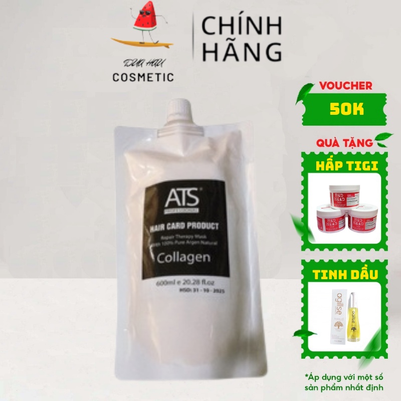 Hấp Phục Hồi Colagen ATS | Phục Hồi Tóc Hư Tổn | Chính Hãng