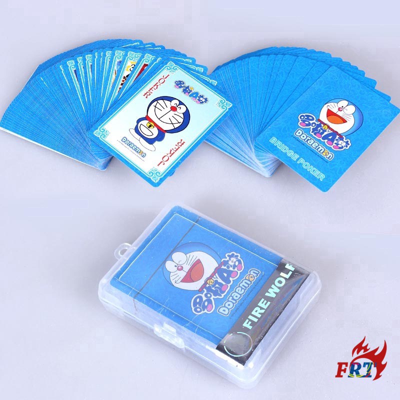 Bài - Doraemon Anime Storage Box Playing Cards Poker Gsale off