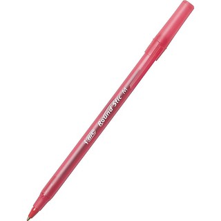 Bút bi BIC Round Stic - Metal tip 1.0mm - Màu đỏ (Red)