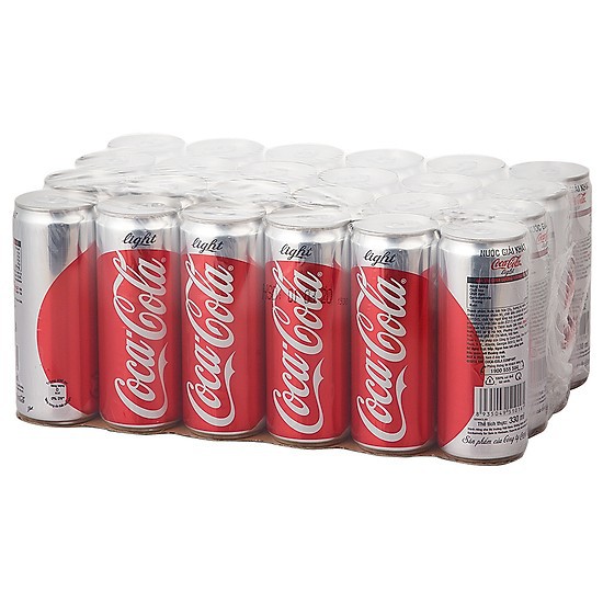 Thùng 24 lon coca-cola Light lon 320ml