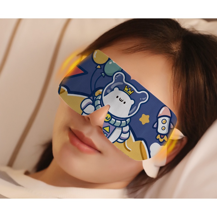 Mặt nạ mắt nóng Wecan thư giãn mắt - Hộp 10 miếng