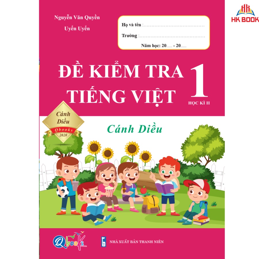Sách - Đề Kiểm Tra Tiếng Việt 1 - Cánh Diều - Học Kì 2 (1 cuốn)