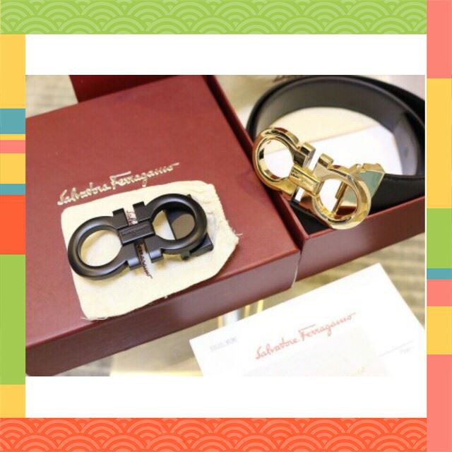 [CỰC HOT] Dây lưng nam nữ  dây đen 2 mặt thay đổi hàng cao cấp đầy đủ phụ kiện Có hộp và túi giấy [BAO GIÁ]