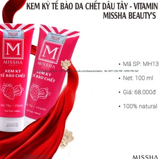 Tẩy tế bào da chết Dâu Tây & Vitamin Missha 100ml