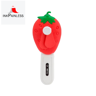 Summer Cartoon Charging Mini Electric Fan Pocket Small Fan Children Toys Gift Red