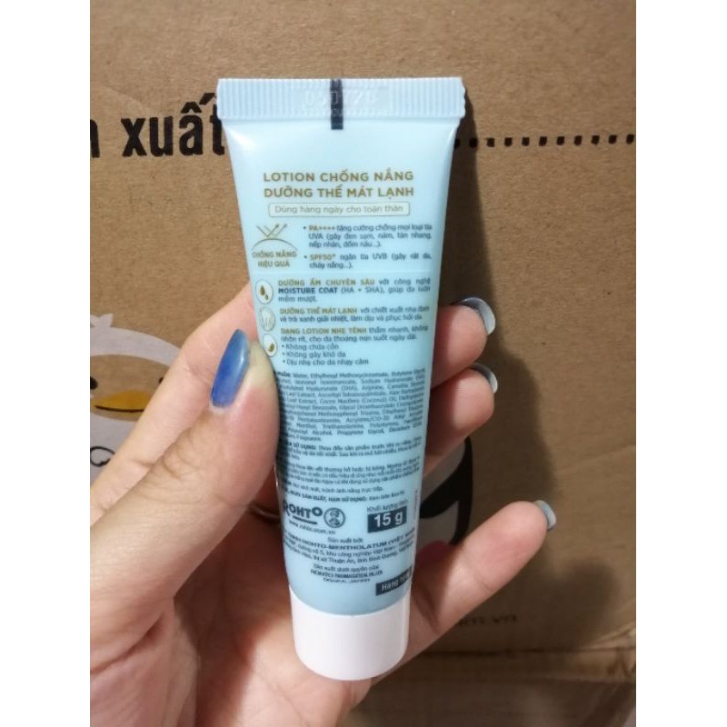 (15g) Lotion chống nắng dưỡng thể Sunplay Skinaqua