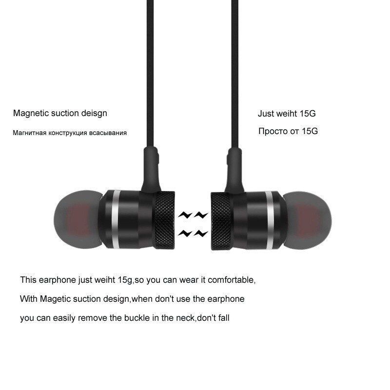 Tai Nghe bluetooth Không Dây M5 TWS Có Nam Châm Hít Cho Android IPhone Senda Sports M5