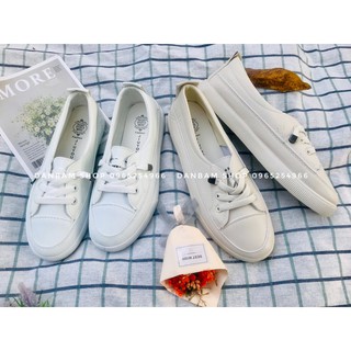 Giày slip on giày lười buộc dây nữ sinh (video + ảnh thật)