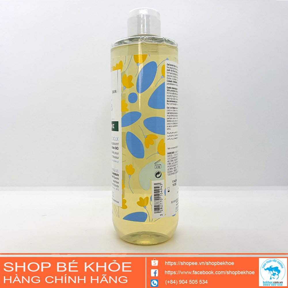 Sữa tắm gội Klorane bebe hoa Cúc 500ml - Pháp