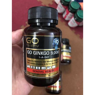 Viên uống bổ não Go GINKGO 9000, lọ 60 viên