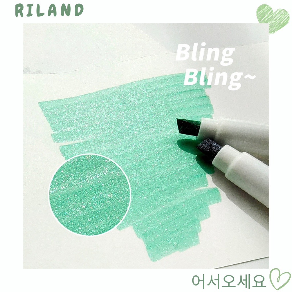 BÚT HIGHLIGHT NHŨ LẤP LÁNH  GLITTER MARKER