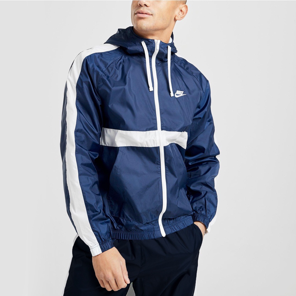 ÁO KHOÁC NIKE NSW MEN'S HOODED WOVEN JACKET - NAVY BLUE