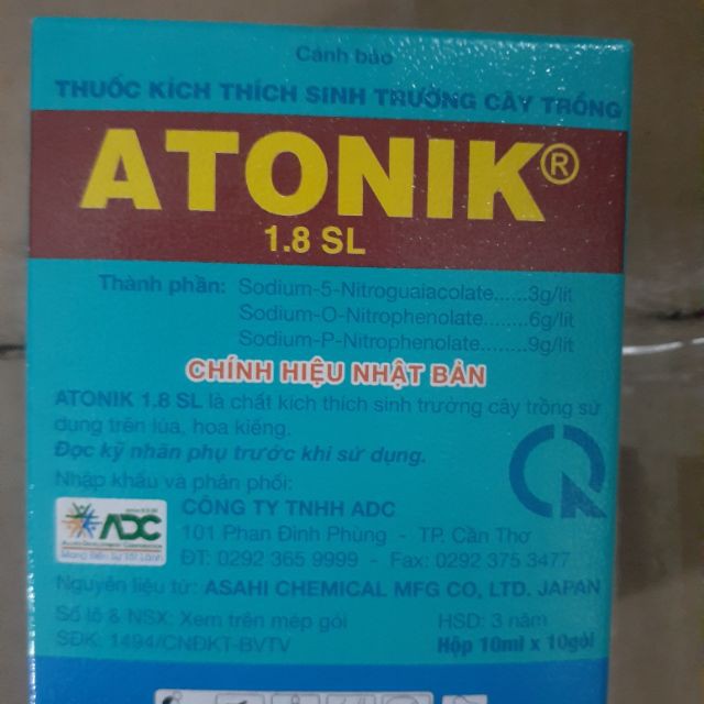 Phân bón lá antonik hộp 10 gói