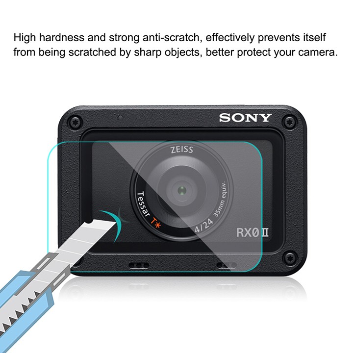 Cường lực Sony Rx0 II / Rx0 Full màn hình Puluz chính hãng