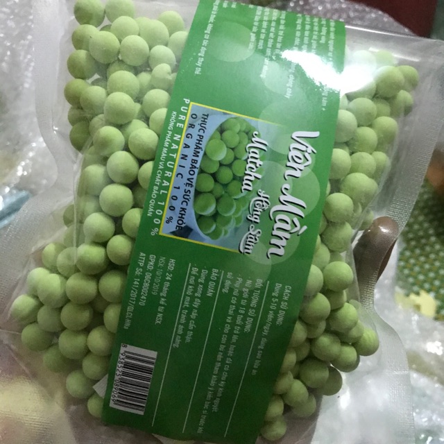 Combo bịch 6kg viên mầm matcha