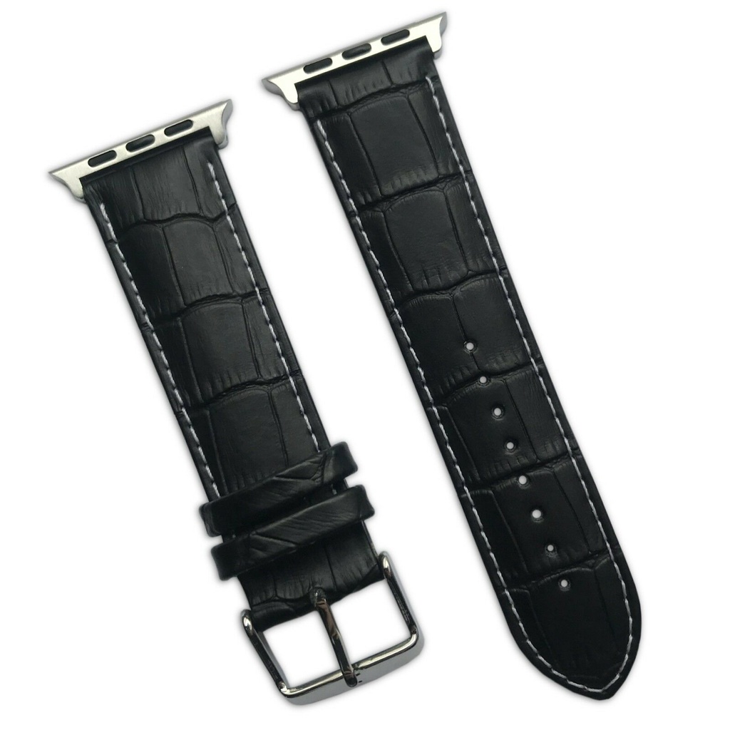 Dây Đeo Bằng Da Cho Đồng Hồ Thông Minh Apple Watch Series 7/6/5/4/3/2/1 SE 41mm 45mm