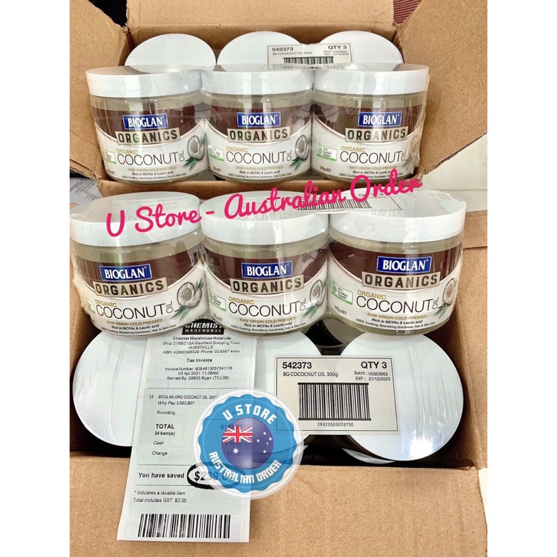 Dầu dừa hữu cơ nguyên chất Bioglan Organic Coconut Oil | BigBuy360 - bigbuy360.vn