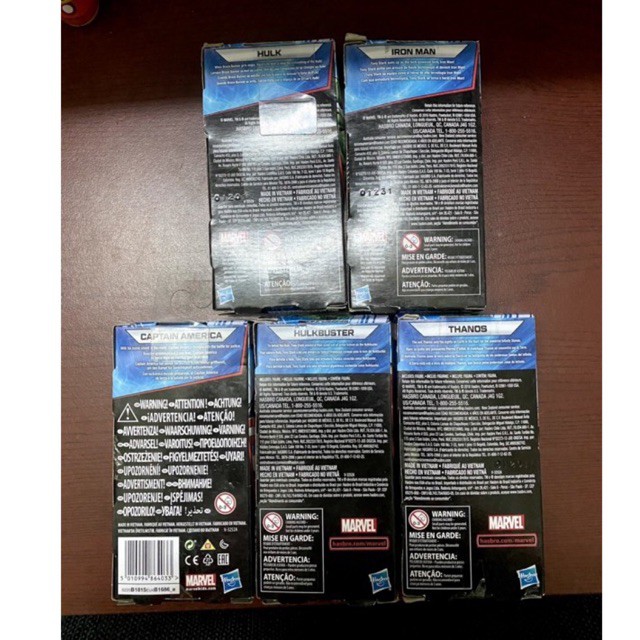 Mô hình Marvel hasbro real