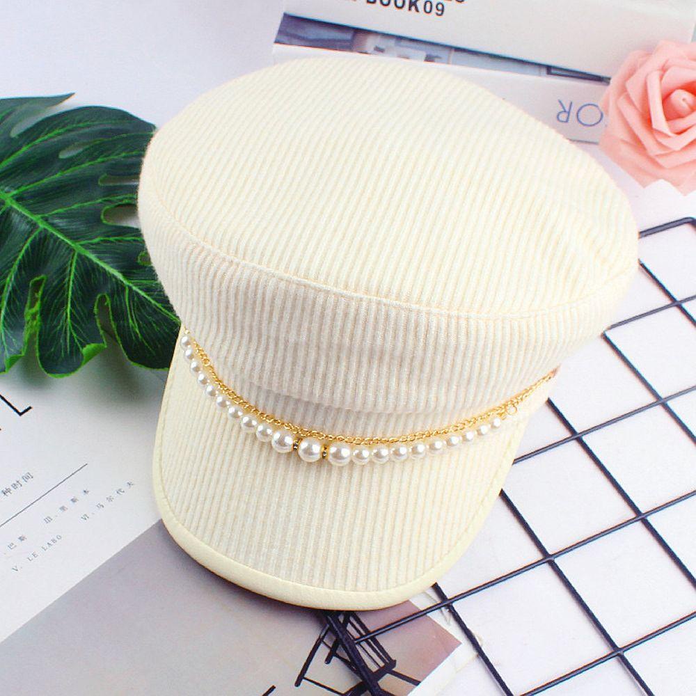 NICKOLAS Mũ Beret Vải Cotton Polyester Phong Cách Cổ Điển Thời Trang Cho Nữ