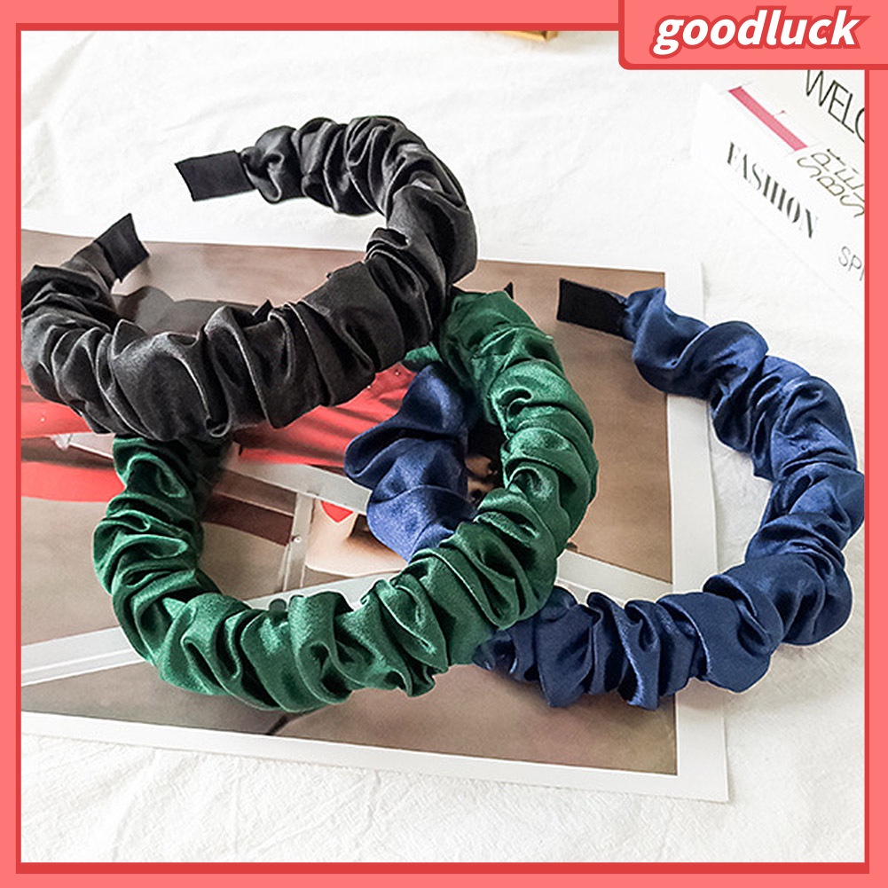 Băng Đô Cài Tóc Màu Trơn Thời Trang Cho Nữ