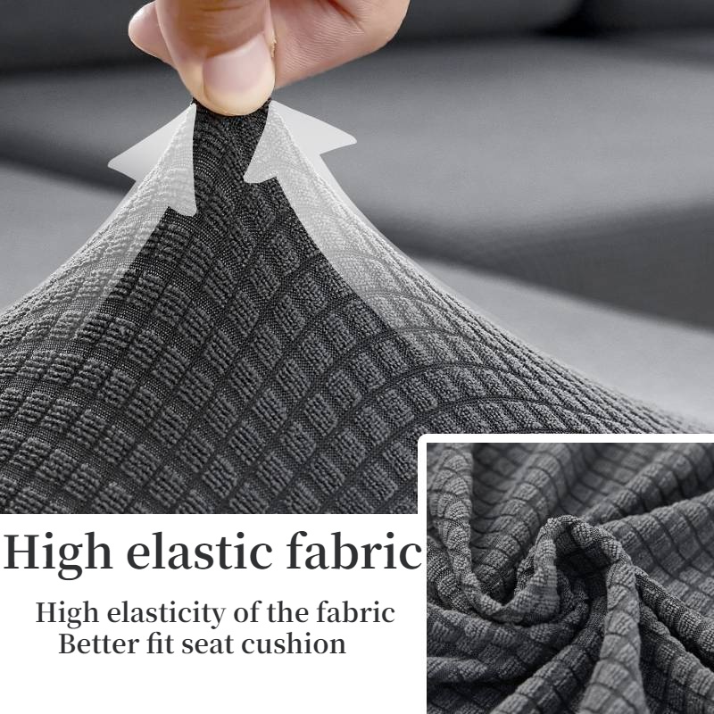 Vỏ Bọc Ghế Sofa 1 / 2 / 3 / 4 Chỗ Ngồi Bằng Vải Nhung Jacquard Sopa Đàn Hồi Chống Nước Trang Trí Phòng Khách
