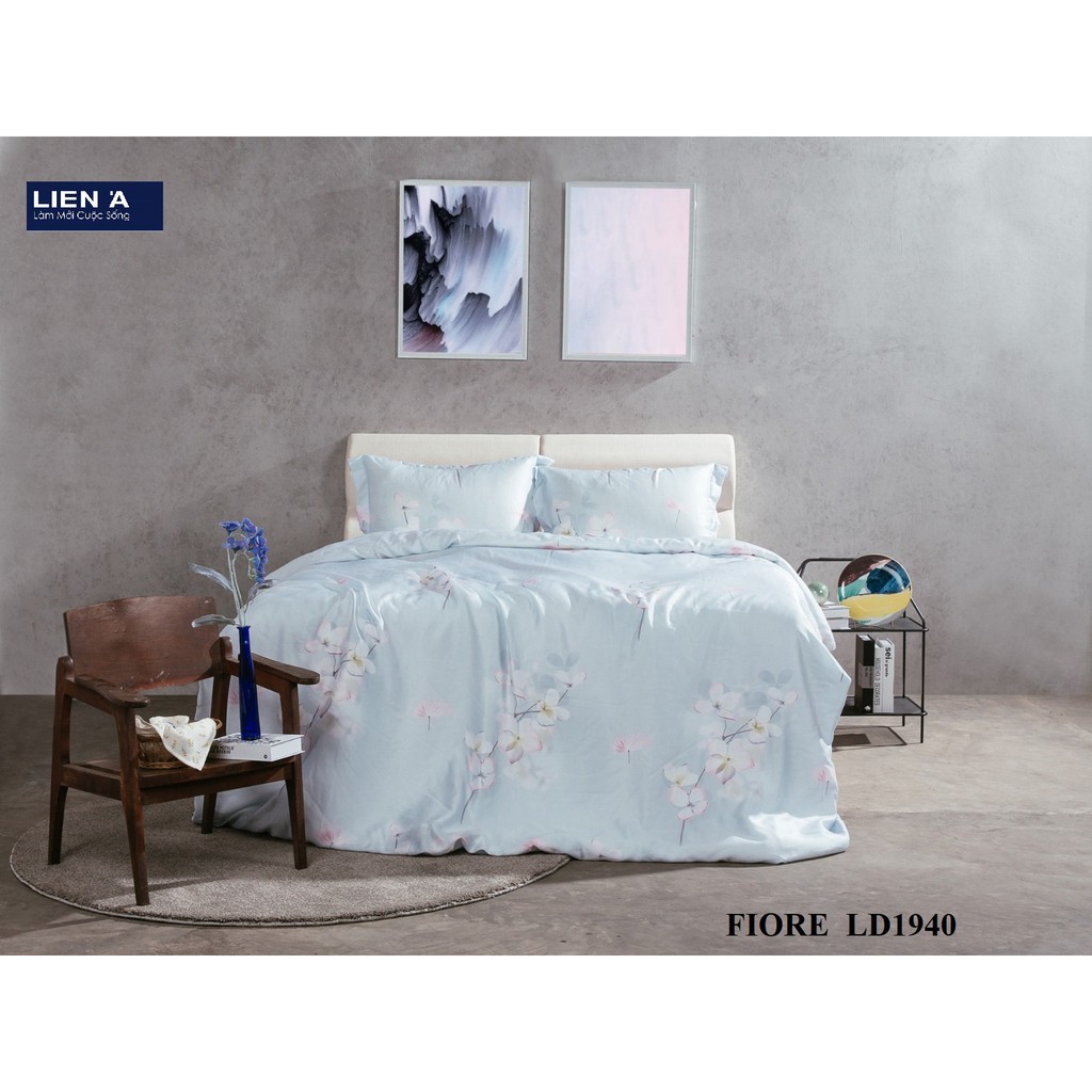 Bộ ga gối Tencel cao cấp Liên Á 160x200cm