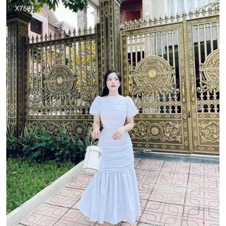 ĐẦM XẾP PLI ĐUÔI CÁ (KÈM VIDEO HÌNH THẬT)