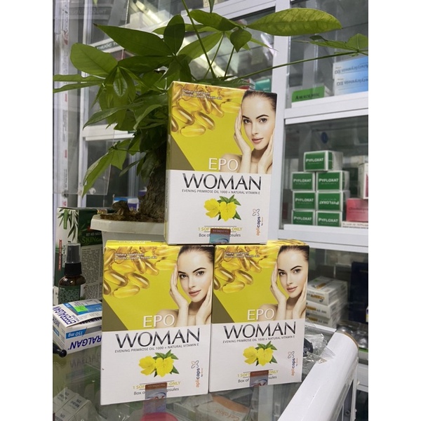[Chính Hãng]Tinh dầu hoa anh thảo EPO WOMAN-Hỗ trợ làm đẹp da,giảm mụn,mờ thâm, cân bằng nội tiết tố
