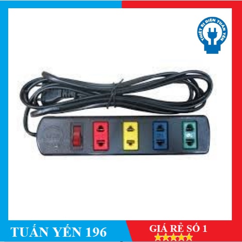 Ổ Cắm Kéo Dài Lioa 4TS3-2- 2200W Max 10A 250V an toàn