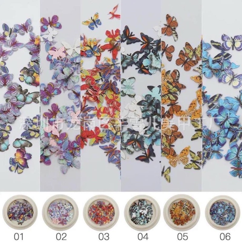 Phụ Kiện Hoa Lá Ẩn 5D, Bướm Ẩn 5D