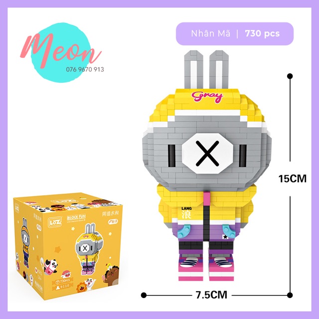 Xếp hình lego cung Ma Kết - Miniblock cung hoàng đạo zodiac