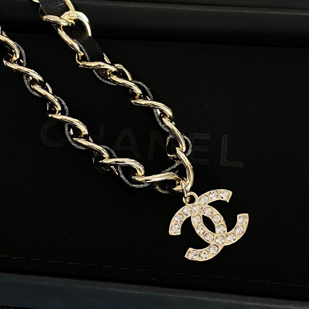 Vòng tay / Vòng cổ choker phối da đen thời trang cổ điển 2020 cá tính