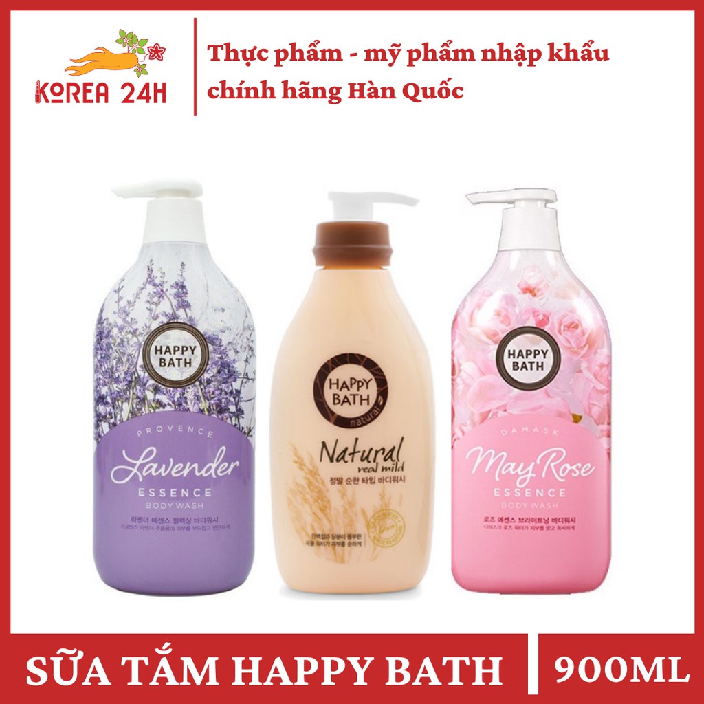 Sữa tắm Cao cấp Happy Bath Hàn Quốc 900ml