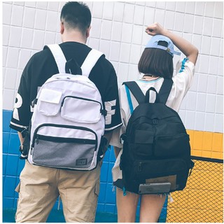 XẢ KHO FREESHIP_Balo đi học size to dày có nhiều túi ngoài (ảnh thật)