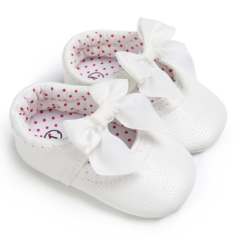 2019 Newborn Baby Girls Moccasin Shoes Soft Bottom PU Leather Toddler Kids First Walkers Non-slip