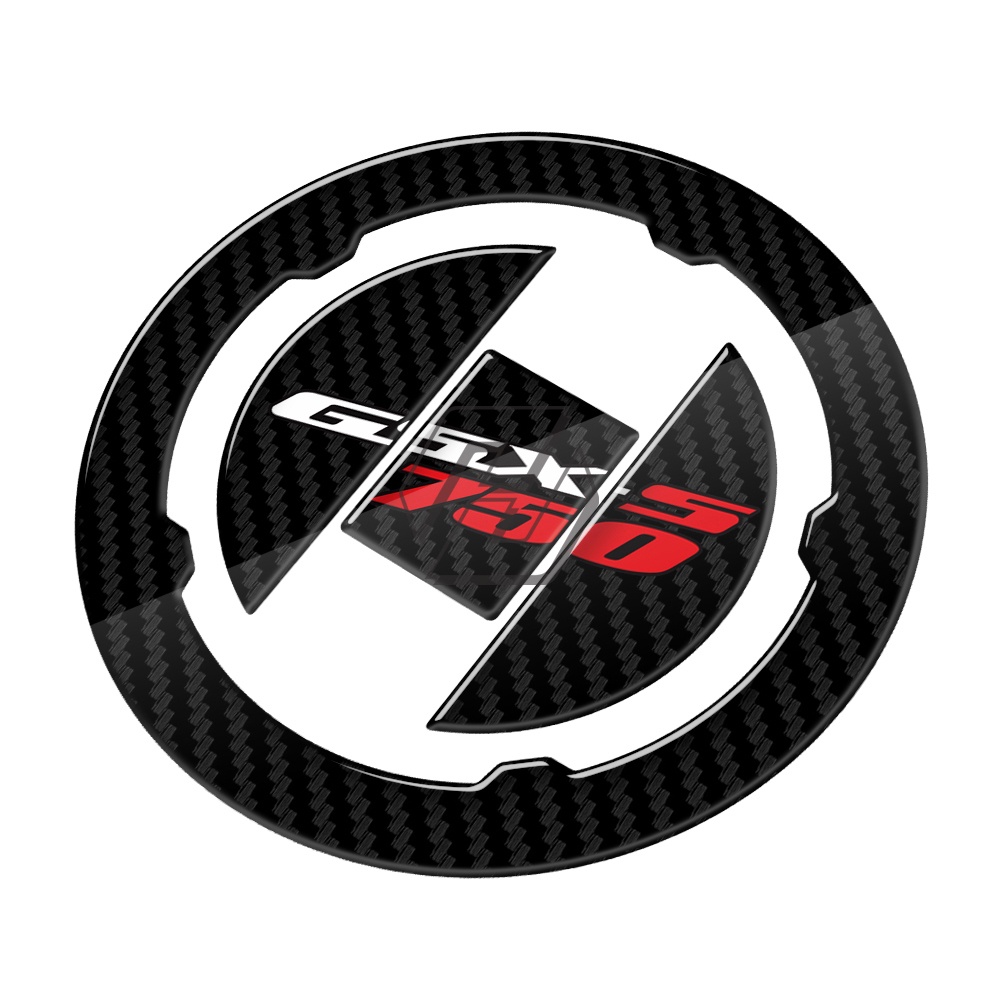 Miếng Dán Sợi Carbon 3D Bảo Vệ Nắp Bình Xăng Xe Mô Tô Suzuki GSXS750 GSX-S750 2015 2016