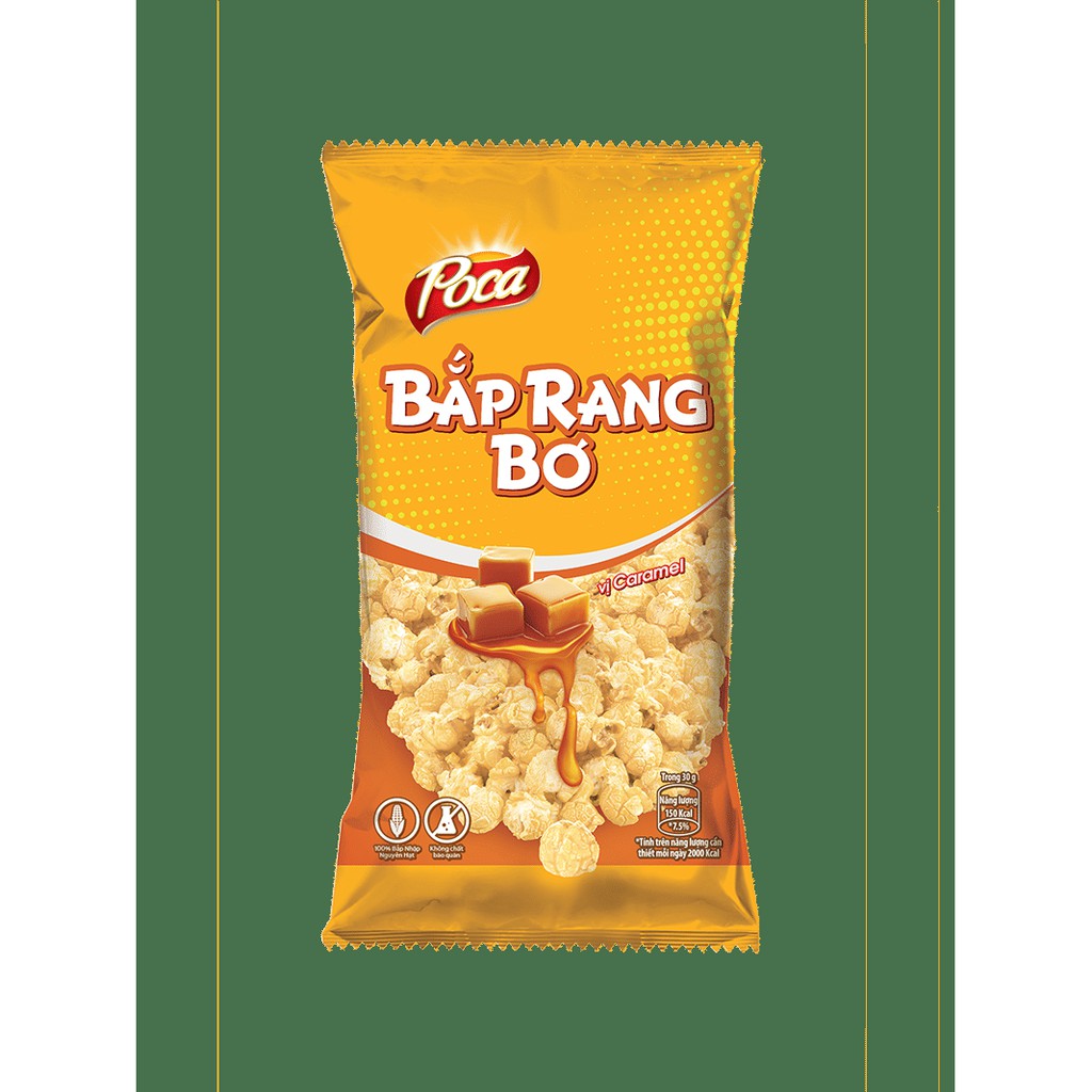 Bắp rang bơ vi caramel PoCa 37g