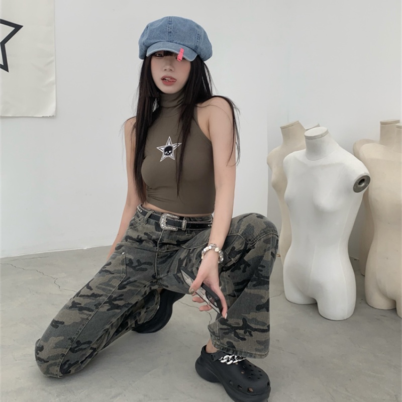 Áo Croptop Sát Nách Thêu Họa Tiết Thời Trang Quyến Rũ Cho Nữ