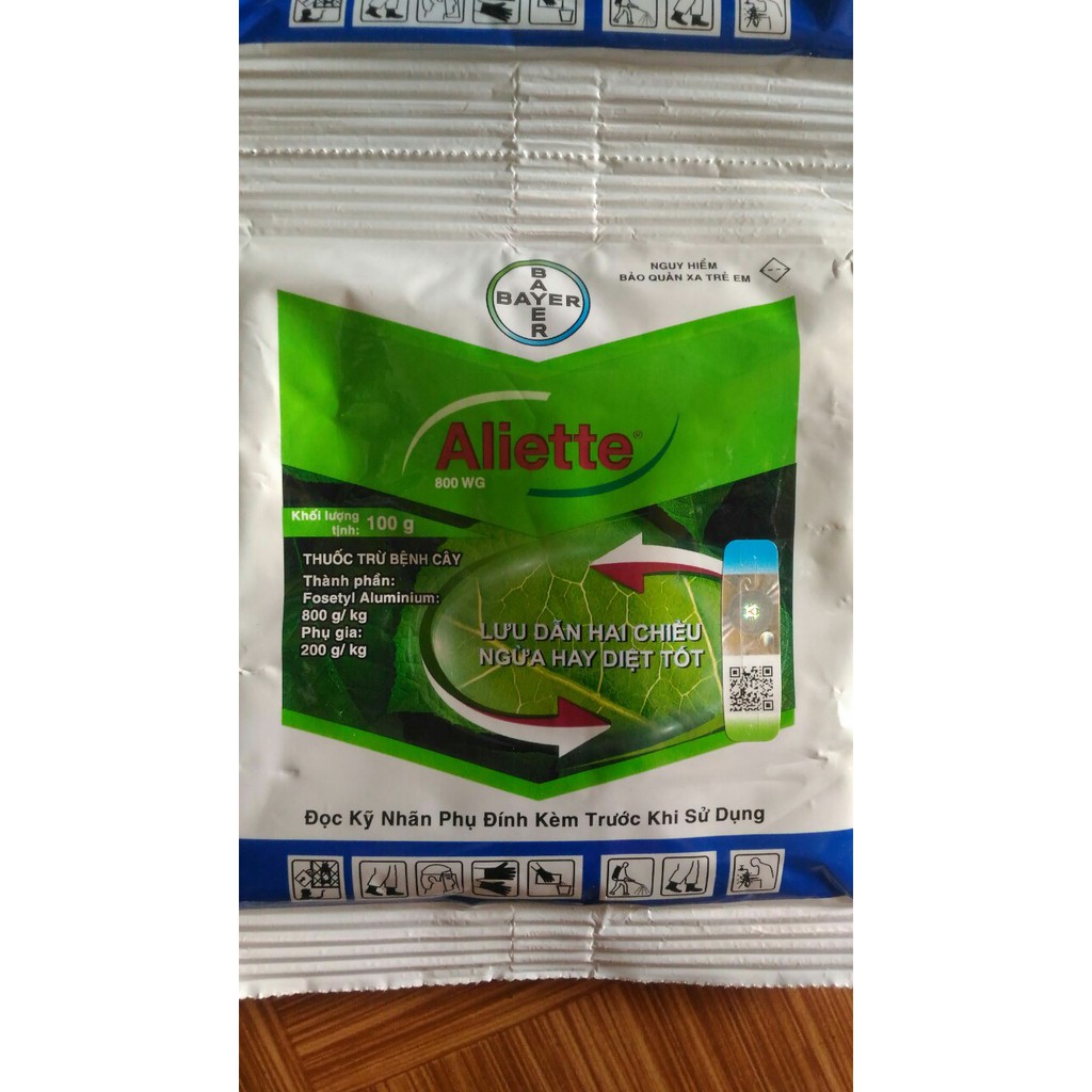 Thuốc trừ bệnh lưu dẫn 2 chiều- Aliete 100g