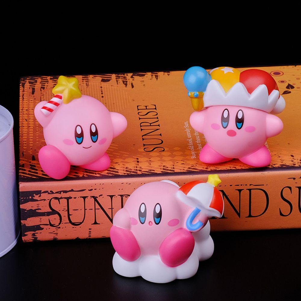 Mô Hình Nhân Vật Hoạt Hình Kirby Dễ Thương Trang Trí Bàn Làm Việc
