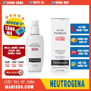 Kem Dưỡng Ẩm NEUTROGENA Oil Free Moisture Combination Skin (118ml) _Xchoice