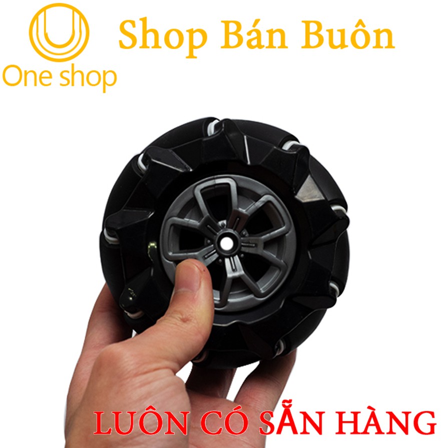[Rẻ vô địch] Bánh Xe Mecanum Omni Xe Thông Minh, Bánh xe Đa Hướng 97mm