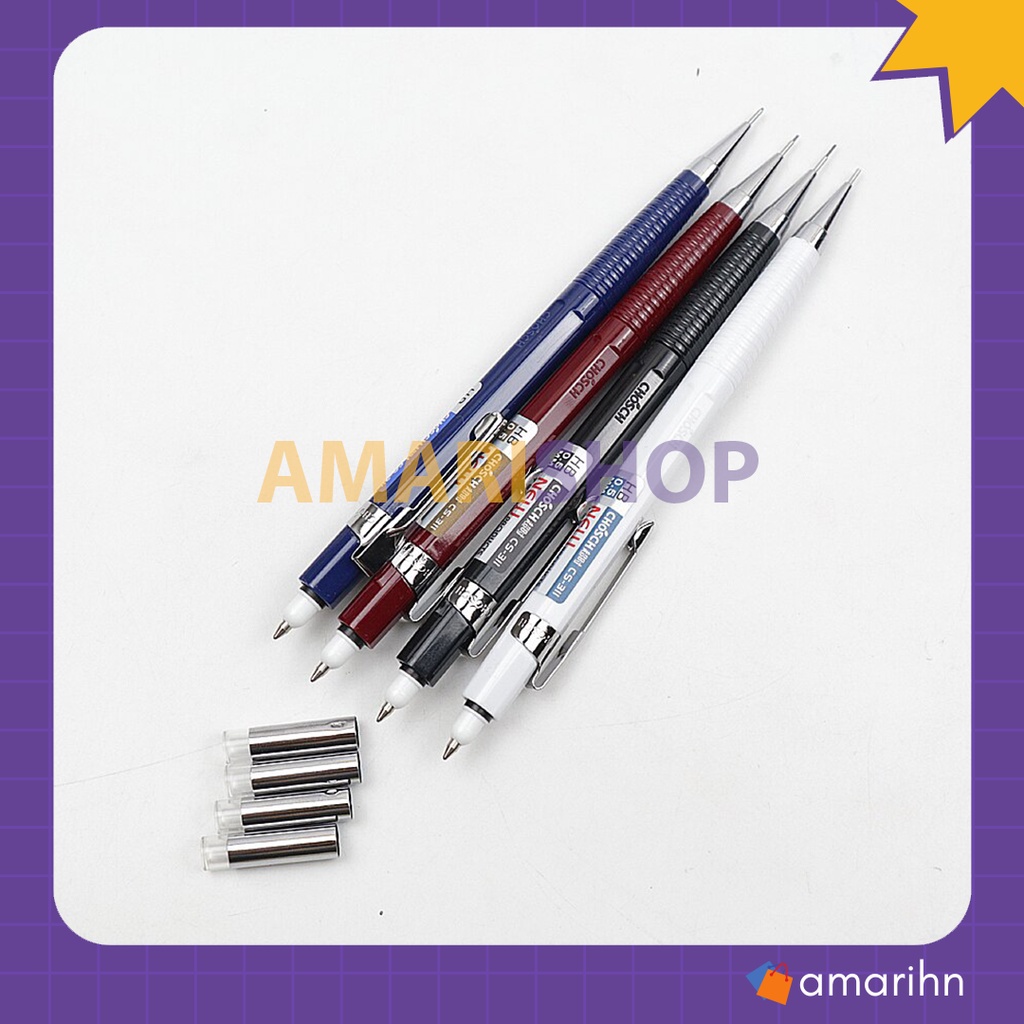 Bút chì kim bấm HB 0.5 có bán kèm ngòi chì kim