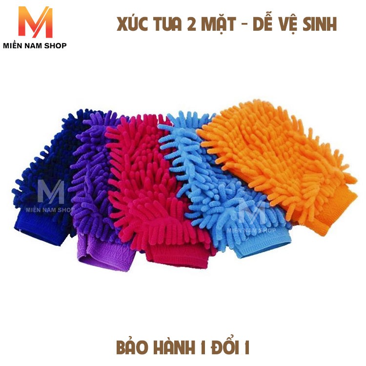 Bộ combo 5 bao tay lau rửa xe Ô Tô, Xe Máy loại tốt, dễ vệ sinh, chống trầy